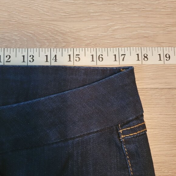 Seven7 Jeans Size 14 Tummyless High Rise Skinny Montreal Dark Wash NWT - Picture 8 of 13